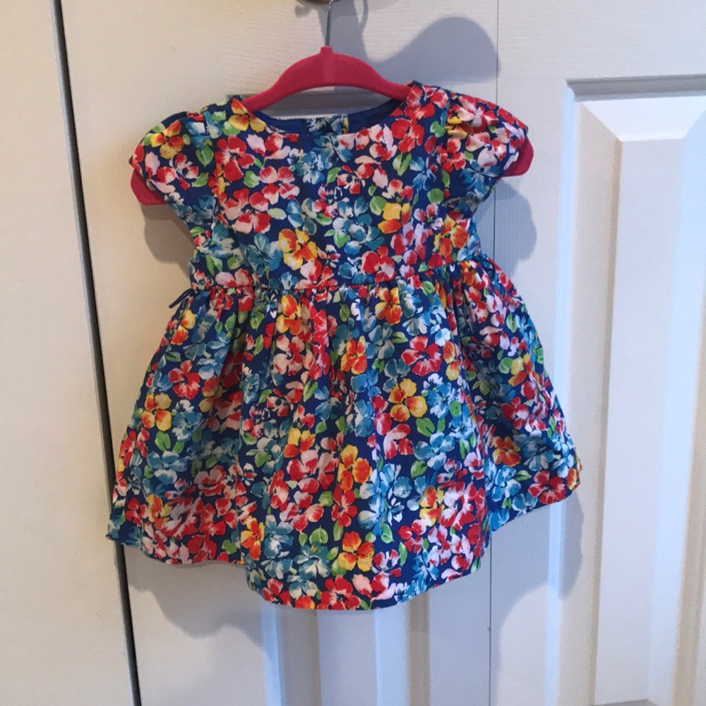 RALPH LAUREN BABY GIRL FLORAL DRESS 3 MONTHS